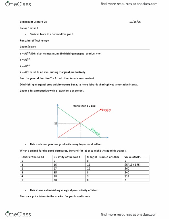 ECON 160 Lecture Notes - Lecture 28: Demand Curve, Marginal Utility thumbnail