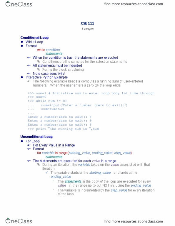 CSE 111 Lecture 28: python_loops thumbnail