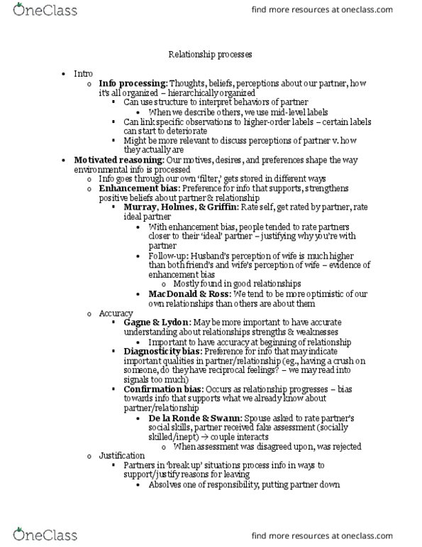 BCS 185 Lecture Notes - Lecture 17: Confirmation Bias, Motivated Reasoning, Attachment In Adults thumbnail