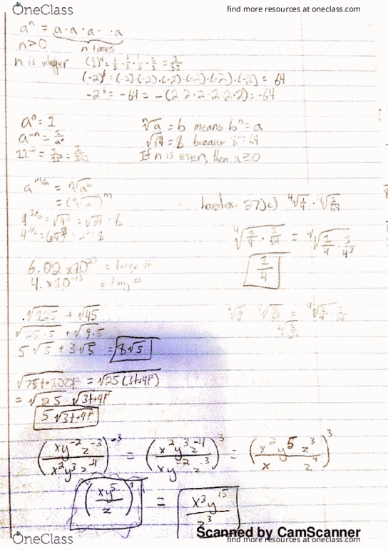 MATH 152 Lecture 1: Fundamentals of Algebra thumbnail