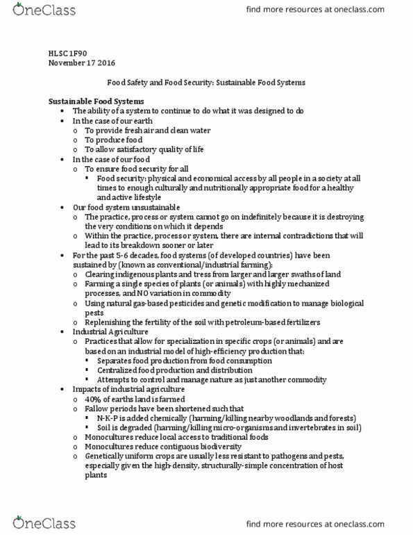 BIOL 1F90 Lecture Notes - Lecture 3: Colony Collapse Disorder, Soil Organic Matter, Soil Fertility thumbnail