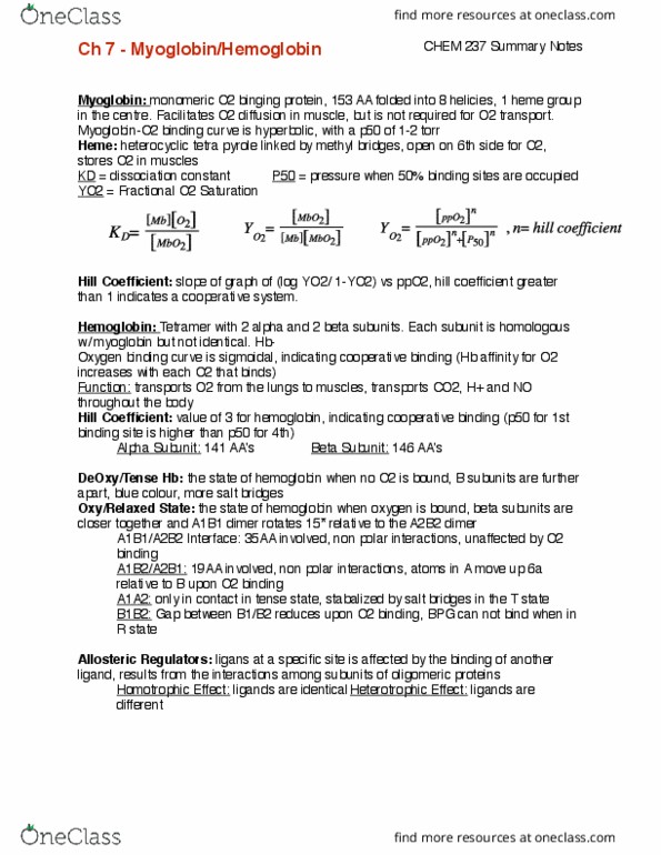 CHEM237 Chapter Notes - Chapter 7: Pyrrole, Chemical Polarity, Nfkb1 thumbnail