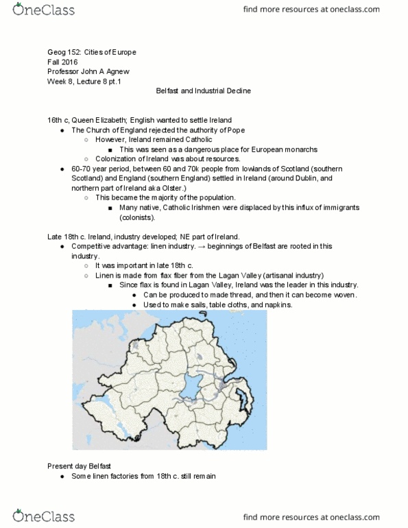 GEOG 152 Lecture Notes - Lecture 10: Ocean Liner, Deindustrialization, Iceberg thumbnail