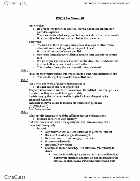 PSYC35H3 Chapter Notes - Chapter 10: Motivation, Effect Size, Coronary Artery Disease thumbnail