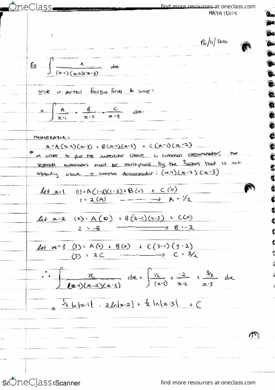 MATH 1004 Lecture 7: calculus(16.11.16) thumbnail