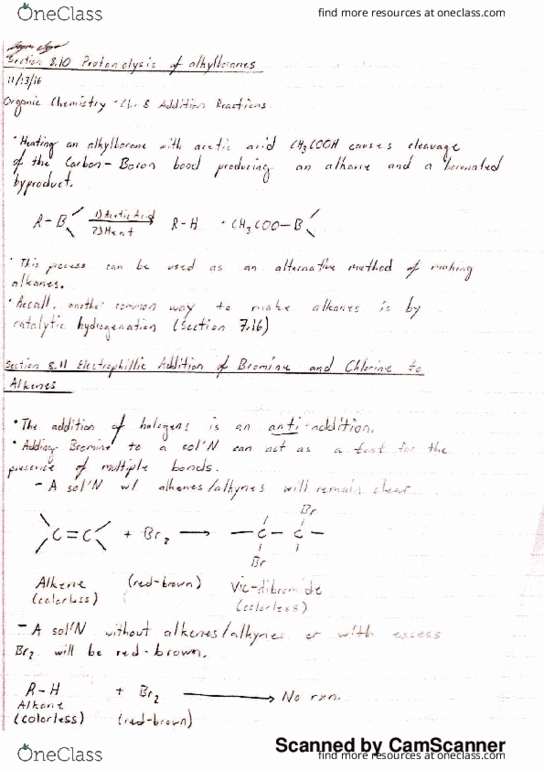 CHE 331 Chapter 8.10-8.20: Organic Chemistry Ch. 8.10-8.20 thumbnail