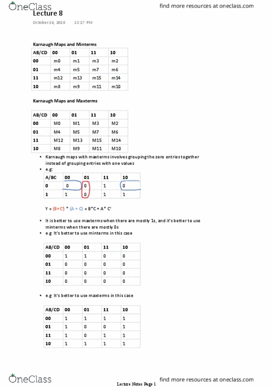 CSC258H1 Lecture Notes - Lecture 8: Vhdl, Boolean Expression, Verilog thumbnail