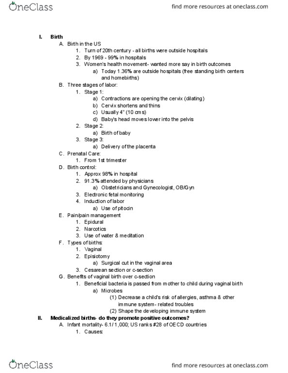 KINE 255 Lecture Notes - Lecture 2: Parental Leave, Antibody, Colostrum thumbnail