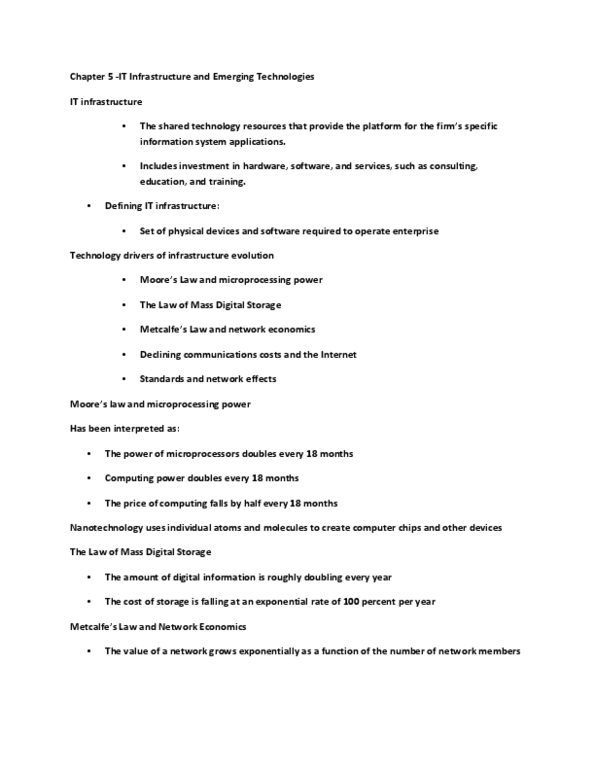 ITM 100 Lecture Notes - Adaptive Server Enterprise, Ibm Global Services, Grid Computing thumbnail