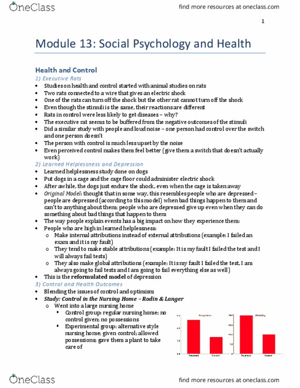 PSYCH253 Lecture Notes - Lecture 13: Bulimia Nervosa, Illusory Correlation, Confirmation Bias thumbnail