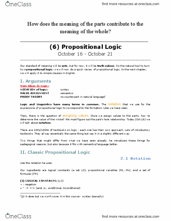 LING 360 Chapter Notes - Chapter 6: Empty Set, Null Set, Bijection thumbnail