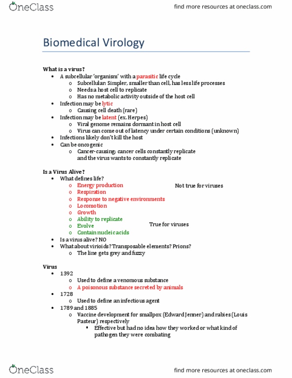 BI470 Lecture Notes - Lecture 1: Nuclear Membrane, Phosphatidylserine, Iridoviridae thumbnail