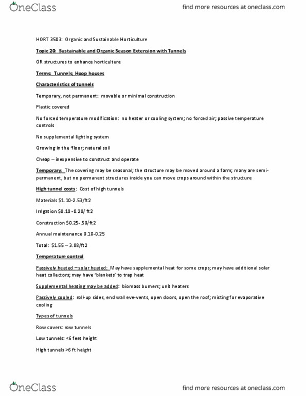 HORT 3503 Lecture Notes - Lecture 20: Spinach, Summer Squash, Solanaceae thumbnail