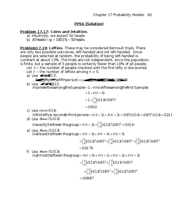 MATH 2565 Lecture Notes - Bernoulli Trial, Geom, Near-Sightedness thumbnail