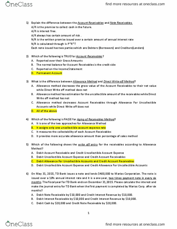 AC 210 Study Guide Fall 2016, Midterm Purch Group, Finished Good