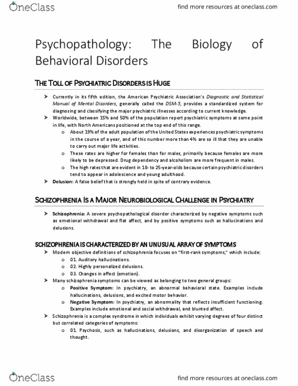 PSYC 3670 Chapter Notes - Chapter 12: Generalized Anxiety Disorder, Basal Ganglia, Postpartum Depression thumbnail