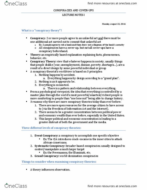 CJ 3533-350 Lecture Notes - Lecture 1: Circular Reasoning, Apollo 11 thumbnail