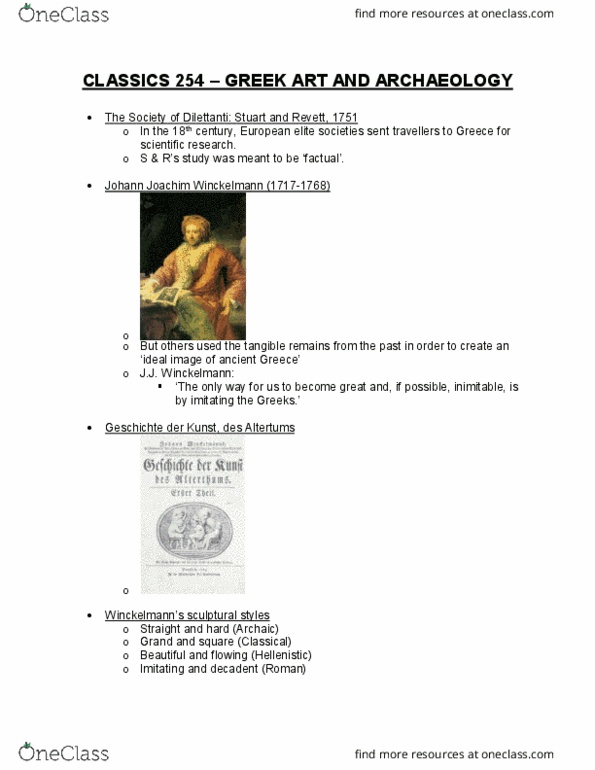 CLASS254 Lecture Notes - Lecture 4: Heinrich Schliemann, John Beazley, Knossos thumbnail