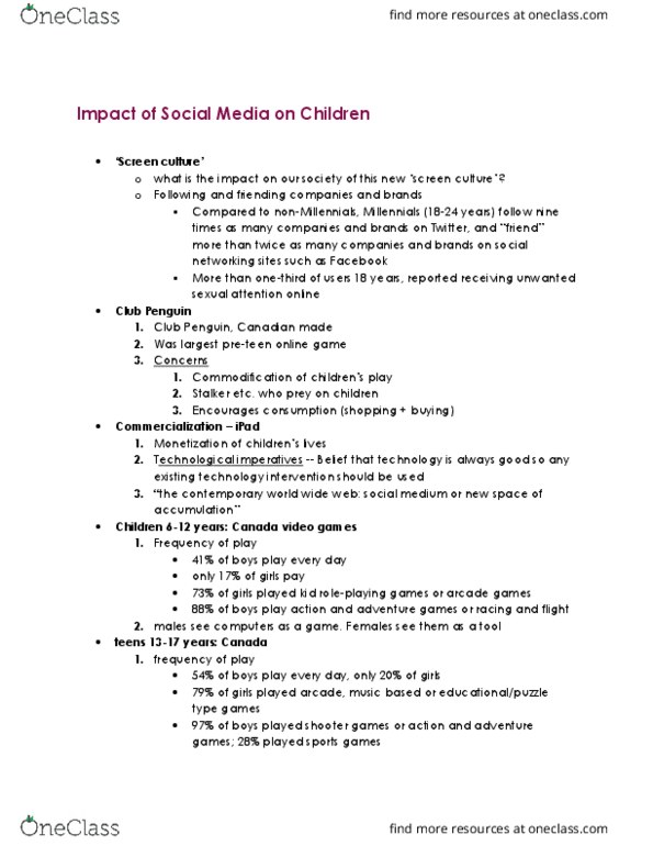 CHST 2503 Lecture Notes - Lecture 6: Morning Sickness, Clickbait, Kim Kardashian thumbnail