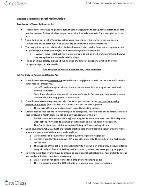 Law 3101A/B Chapter 8: Duties of Affirmative Action thumbnail