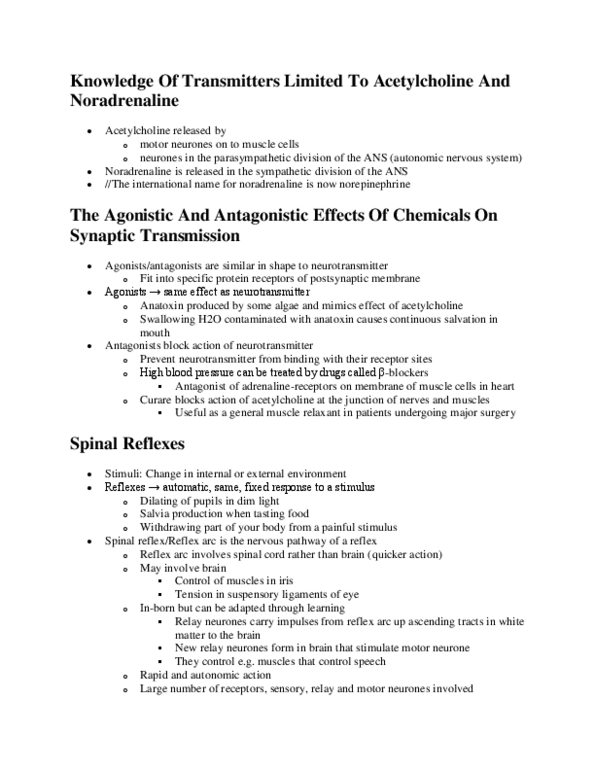 BLG 251 Lecture Notes - Dorsal Root Ganglion, Reflex Arc, Dorsal Root Of Spinal Nerve thumbnail