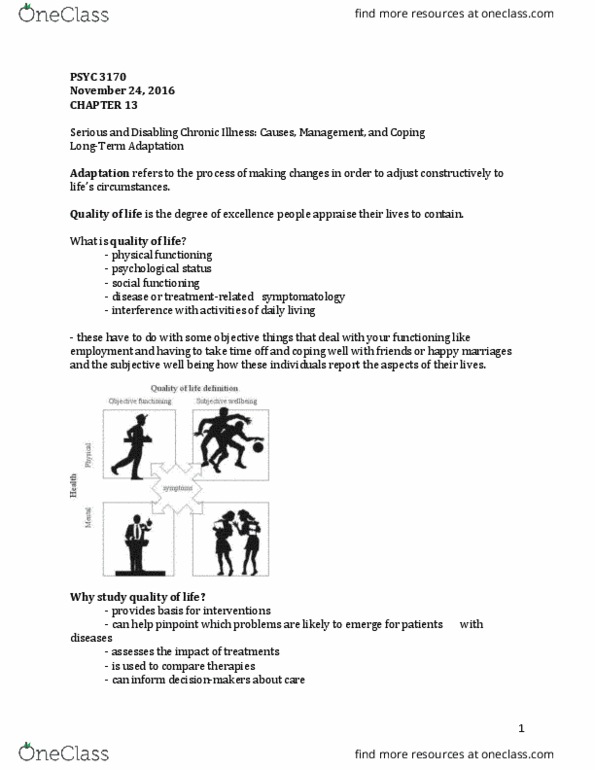 PSYC 3170 Lecture Notes - Lecture 13: Infant Mortality, Family Therapy, Patient Education thumbnail