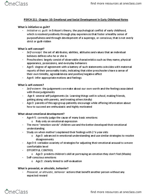 PSYCH211 Chapter Notes - Chapter 10: Social Learning Theory, Agreeableness, Operant Conditioning thumbnail