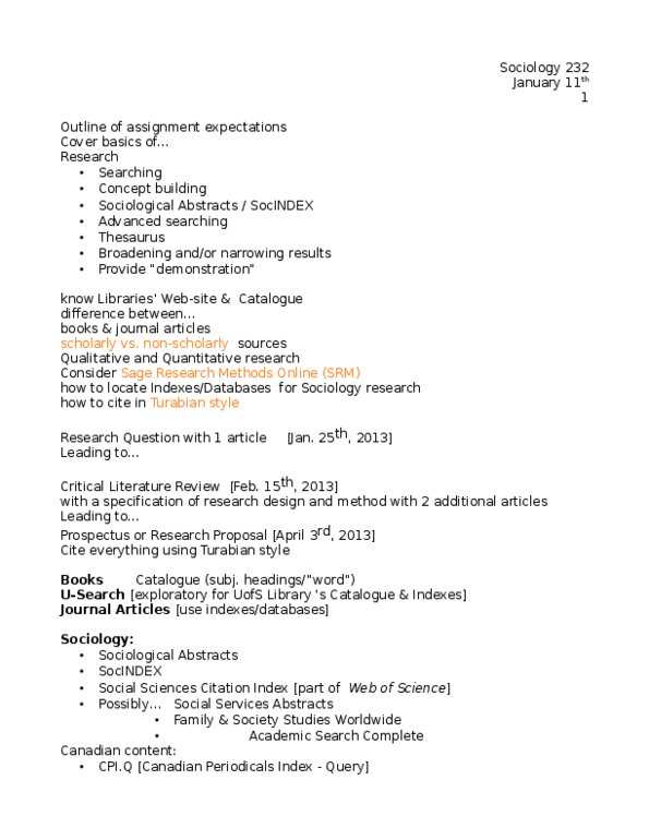 SOC 232 Lecture Notes - Csa (Database Company), Canadian Content, Canadian Business thumbnail