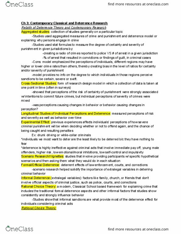 CJ ST 240 Chapter Notes - Chapter 3: Impulsivity, Geographic Profiling thumbnail