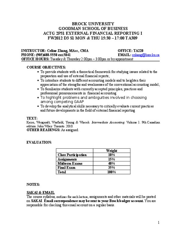 ACTG 2P31 Lecture Notes - Financial Statement, Proctor, Cheat Sheet thumbnail