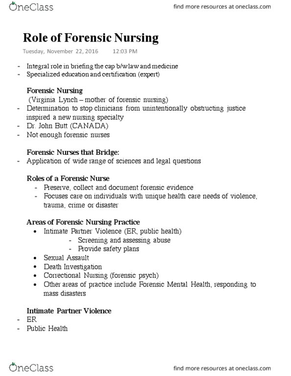 FSC239Y5 Lecture Notes - Lecture 19: Intimate Partner Violence, Psych thumbnail
