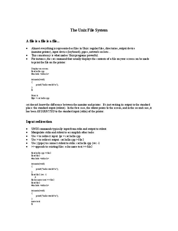 CSC209H1 Lecture Notes - Rmdir, Chown, Hard Link thumbnail