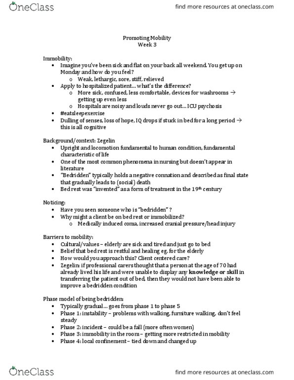 Nursing 2230A/B Lecture Notes - Lecture 3: Deep Vein Thrombosis, Orthostatic Hypotension, Valsalva Maneuver thumbnail