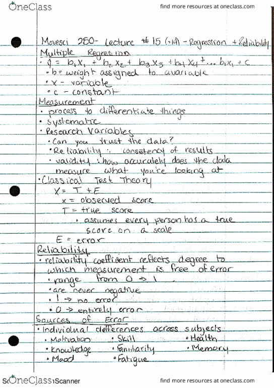 MOVESCI 250 Lecture 14: Regression + Reliability thumbnail