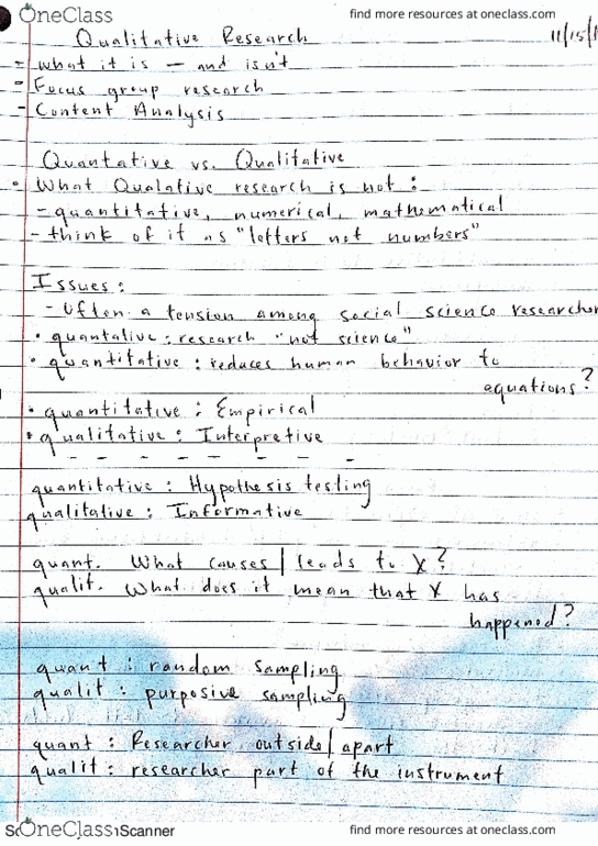 POLS 390 Lecture 15: Qualitative research thumbnail