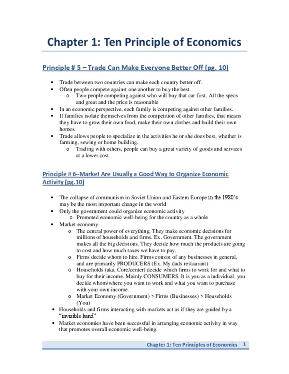 ECON 1B03 Chapter Notes - Chapter 1: Invisible Hand, Market Failure, Business Cycle thumbnail