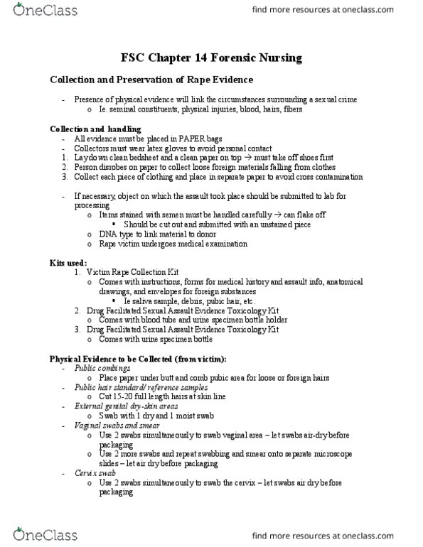 FSC239Y5 Chapter Notes - Chapter 14: Pubic Hair, Effects And Aftermath Of Rape, Microscope Slide thumbnail