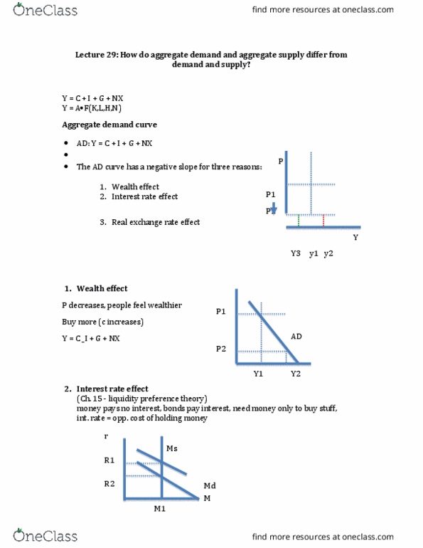 ECON 1BB3 Lecture Notes - Lecture 24: Aggregate Supply, Aggregate Demand, Liquidity Preference thumbnail