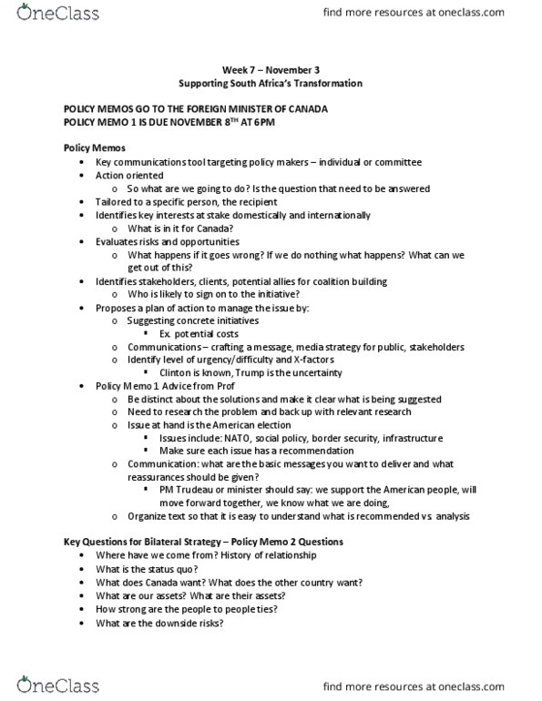 PO334 Lecture Notes - Lecture 5: Economic Sanctions, Bonfire, Transitional Justice thumbnail