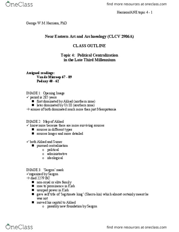 CLCV 2906 Lecture 4: ANE topic 4 notes thumbnail