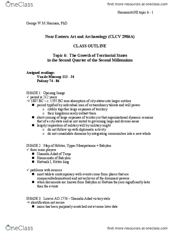CLCV 2906 Lecture 6: ANE topic 6 notes thumbnail
