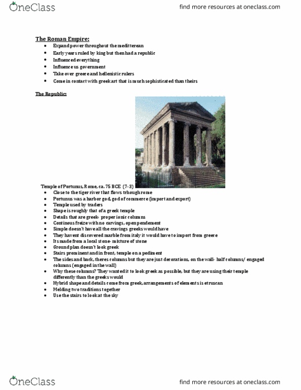 ART 258 Lecture Notes - Lecture 11: Ancient Greek Temple, Death Masks, Death Mask thumbnail