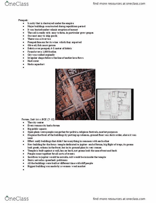 ART 258 Lecture Notes - Lecture 16: Barrel Vault, Garum, Doric Order thumbnail