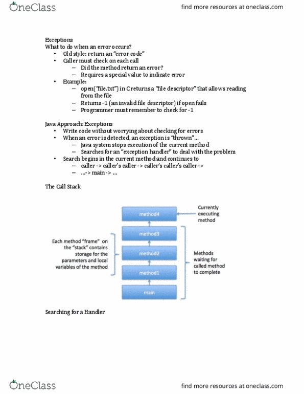 CS 18000 Lecture Notes - Lecture 10: File Descriptor, Call Stack, Null Pointer thumbnail