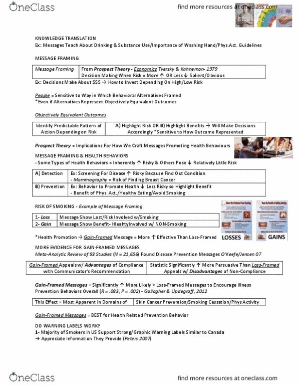 EDKP 443 Lecture Notes - Lecture 28: Knowledge Translation, National Cancer Institute, Quitline thumbnail