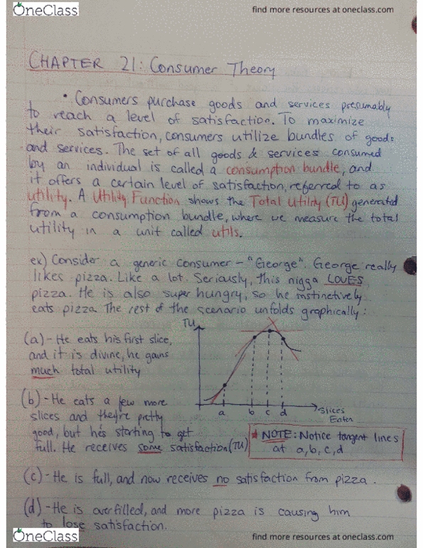 ECON 1B03 Chapter Notes - Chapter 21: Diminishing Returns, Minuscule 22, Indifference Curve thumbnail