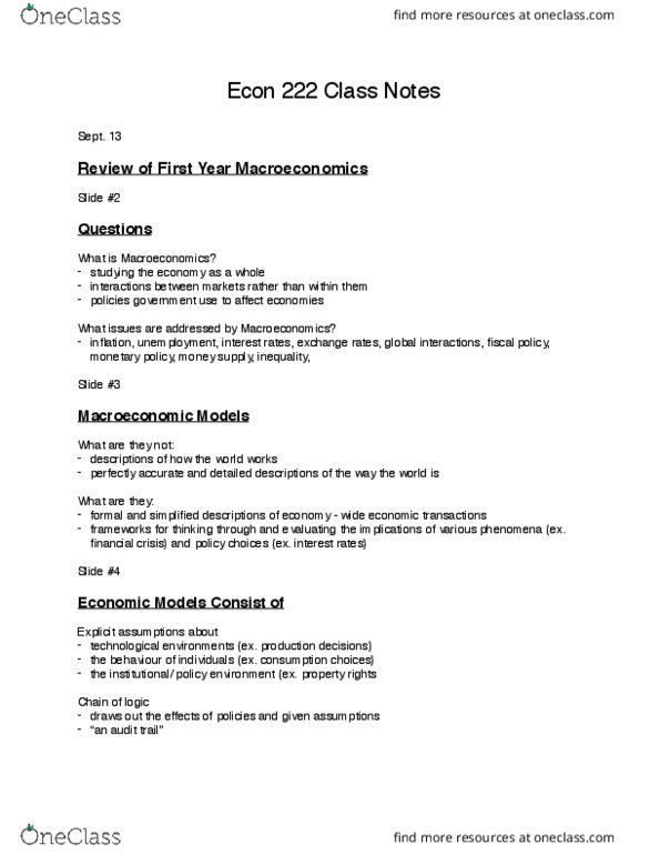 ECON 222 Lecture Notes - Lecture 24: Marginal Cost, Production Function, Longrun thumbnail