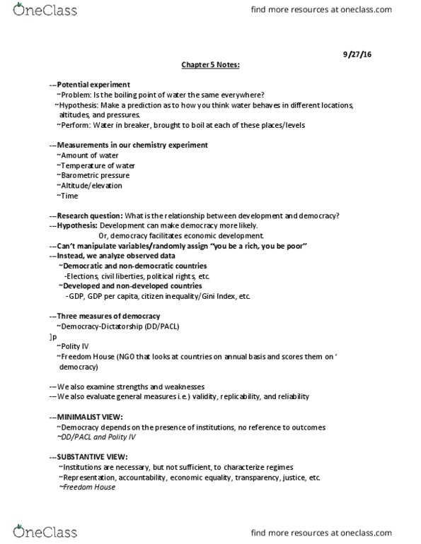 CPO-2002 Lecture Notes - Lecture 5: Atmospheric Pressure, Measure B, Autocracy thumbnail