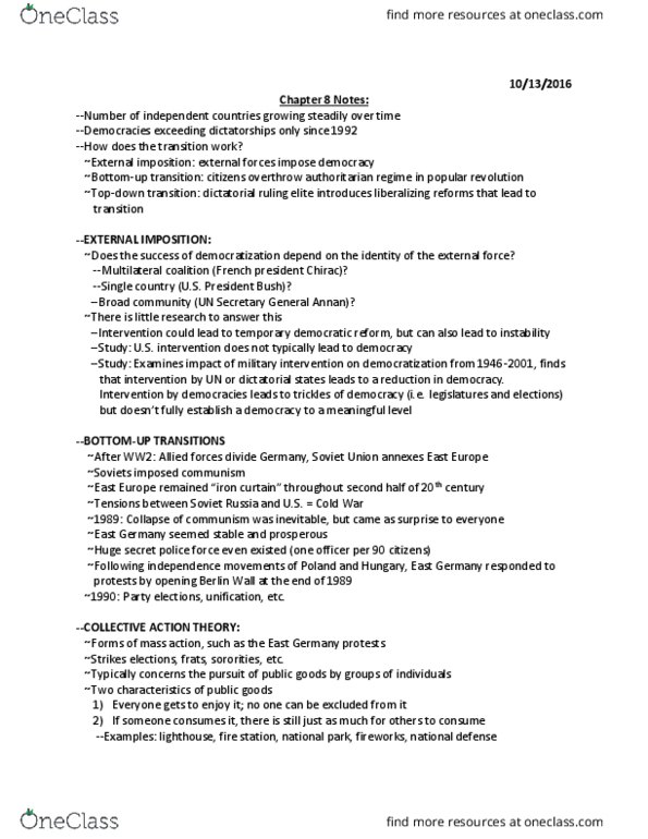 CPO-2002 Lecture Notes - Lecture 8: 5,6,7,8, Counterintuitive, Iron Curtain thumbnail