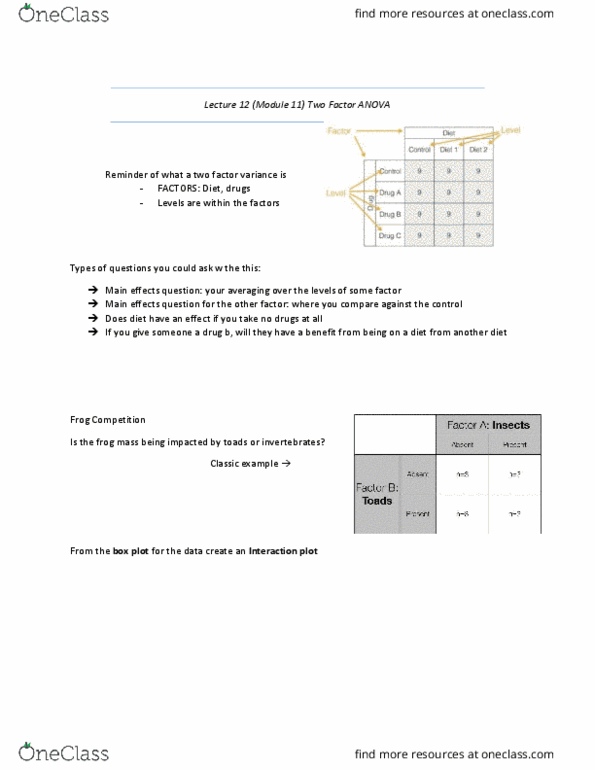 BIOL 243 Lecture Notes - Lecture 12: Tuberculosis, Dont, Box Plot thumbnail